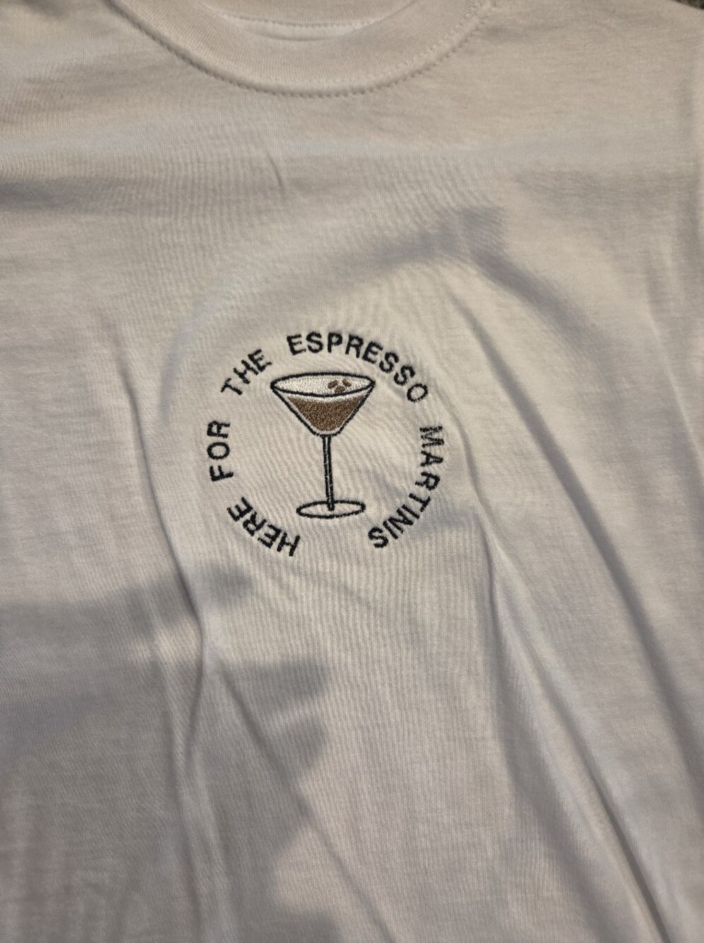 Here for the Espresso Martinis  Baby Tee